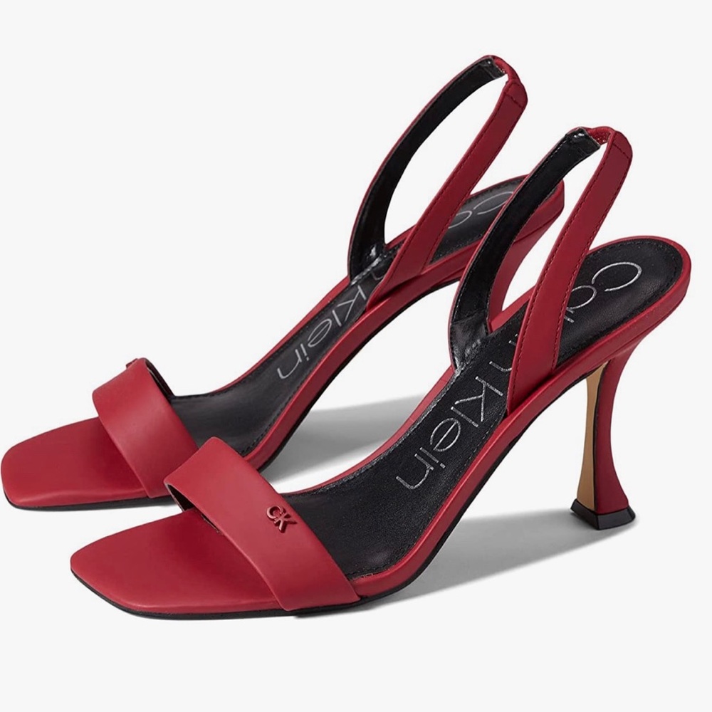 Calvin Klein Byrona Cherry Red Sandals